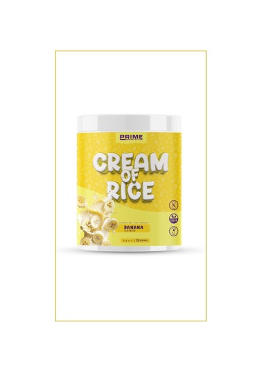 Prime Nutrition Cream Of Rice 750 Gram Banana Muz Aromalı
