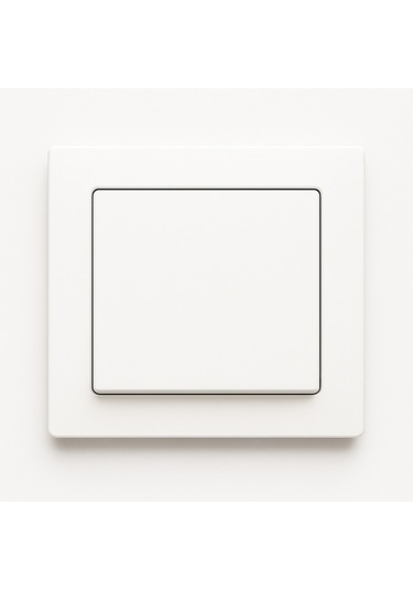 Karen Serisi Tekli Elektrik Anahtarı Modülü Ve Çerçeve Seti