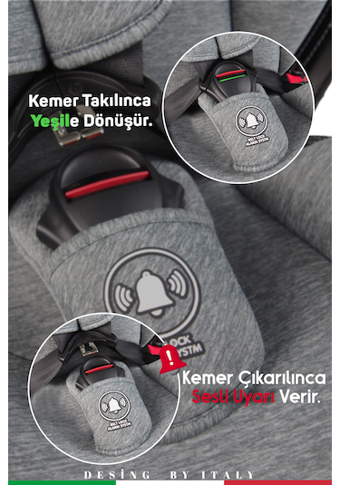 Prego Profix Pro Signal 360  Derece Dönebilen Isofixli 0-36 KG Oto Koltuğu