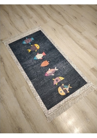 Yamalı Home Style Deri Taban M1516-80X150 Çok Renkli