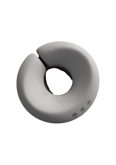 Anjiexun Yumuşak Masaj Yastığı Yüz Rahatlatıcı Hafıza Gri Gri