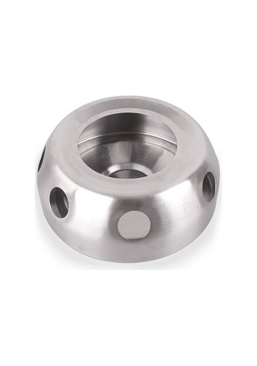 Youtek 410 Paslanmaz Çelik Taşaklı Alkol Ocağı - 4kg Yük Taşıma, Hafif 120g , Çıkışlı Tasarım, Kamp Ve Piknik İçin Sıcak Kaynağı Gümüş