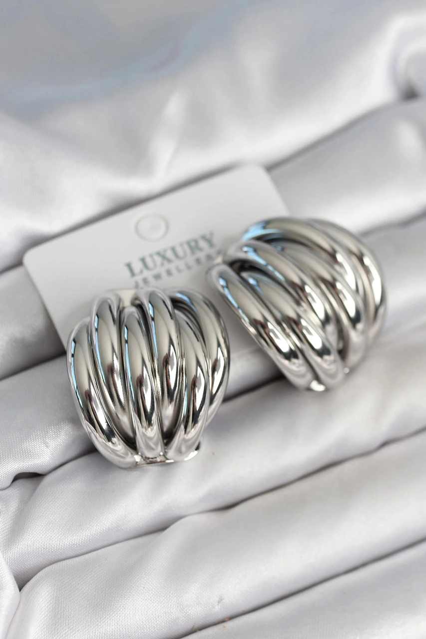 Dodes Dodes Pirinç Gümüş Renk Vintage Kadın Küpe Tg27bkp11314 Çok Renkli