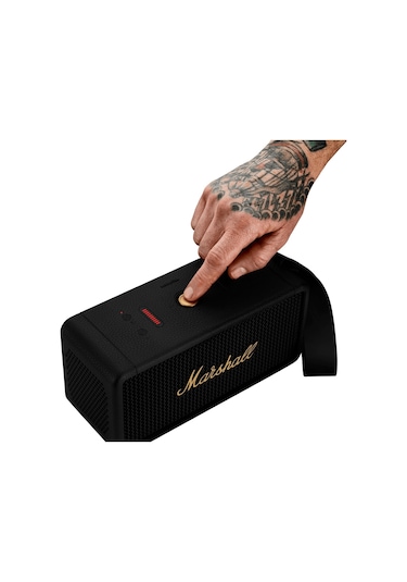 Marshall Middleton Black And Brass Bluetooth Hoparlör