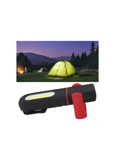 Xiyyadms Led Çalışma Lambası, 360 Döner Kanca Ve Mıknatıs Tabanlı, Araç Tamiri Ve Kamp Için Parlak Işık Kaynağı