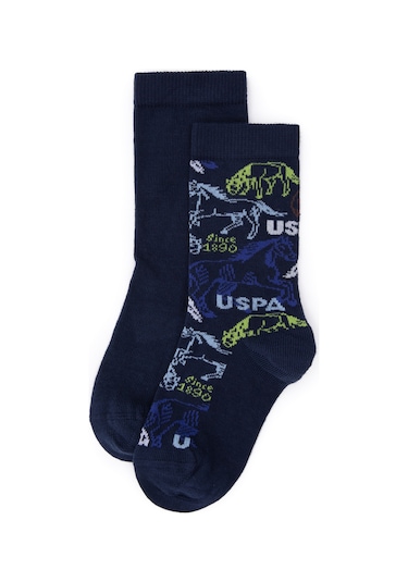 U.s. Polo Assn. Erkek Çocuk Lacivert Çorap Soket 50299269-vr033 Lacivert
