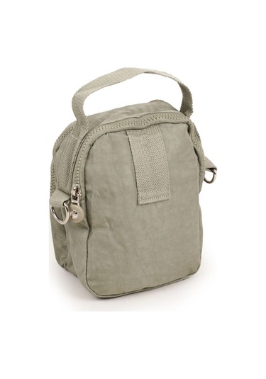 Krinkıl/klinkır Su Geçirmez İthal Kumaş Cırtlı Çokgözlü Erkek Çapraz Omuz Ve El Çantası Bej 11-6k Bej