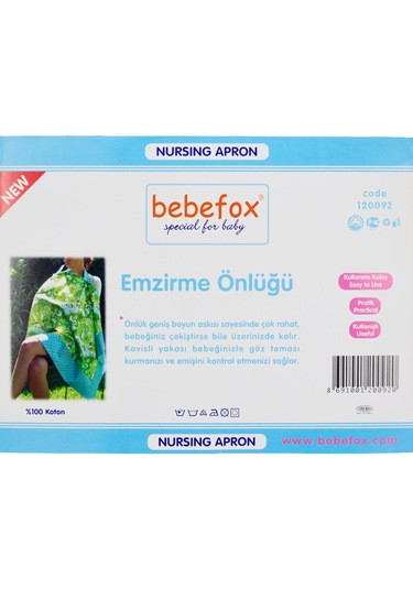 Bebefox Emzirme Önlüğü 115x75 Cm 120092