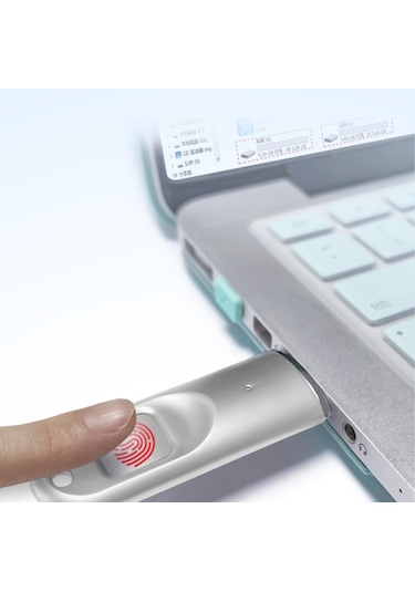 DM FD069 Parmak İzi Okuyuculu Şifreli USB 3.0 64GB Flash Bellek