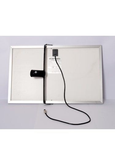 Elektrikli Çit 24ah Set-6 Domuz Kovucu Cihazı 50 Watt Panel 1000