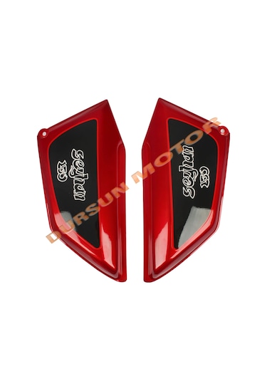 Kanuni Seyhan 150 C Sağ Sol Yan Kapak Takım Kırmızı