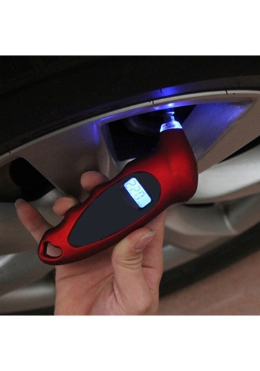 Monyee Dijital Lastik Basınç Ölçer, Lcd Ekranlı Ve Işıklandırılmış Uçlu, 4 Ölçüm Birimiyle 0-150psı , Otomatik Sıfırlama Özelliğiyle Araç Lastik Basıncı Ölçimi Aracı