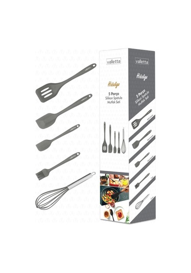 Valletta Vlt1102 Hidalgo 5'li Servis Seti Gri