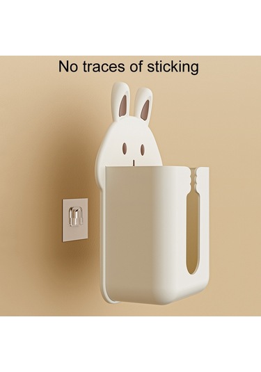 Sones Banyo Duvara Monte Mendil Kutusu Mutfak Karikatür Tavşan Yıkama Bezi Düzenleyici Beyaz