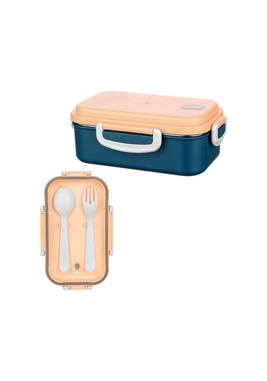 Buffer 2 Bölmeli 150-300 Ml Paslanmaz Çelik Yemek Kabı Beslenme Kabı Yiyecek Saklama Kabı -m11 Çok Renkli