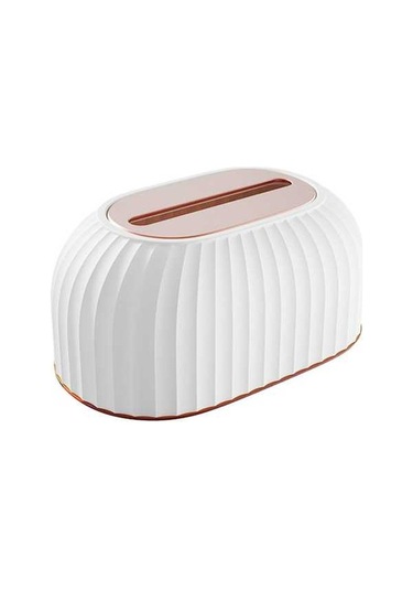 Ulzyvf Otomatik Yaylı Peçete Dispenseri - Ev, Ofis, Araç İçin Pratik Beyaz Beyaz