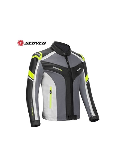 Scoyco Jk152- Dört Mevsim Mont Neon Sarı - Siyah
