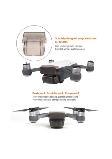 DJI Spark Kamera Ön 3d Sensörü Ekran Kapak Koruyucu