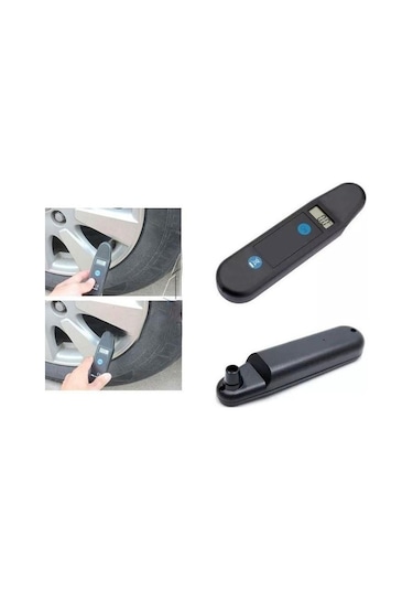 Carub Dijital Araba Lastik Hava Basınç Göstergeli Ölçer