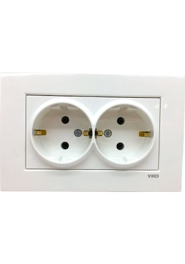 Viko Karre 2li Topraklı Priz 9096 7056 5023