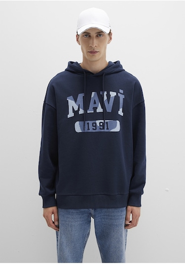 Mavi - Mavi Baskılı Lacivert Sweatshirt 0s10301-70490 Lacivert