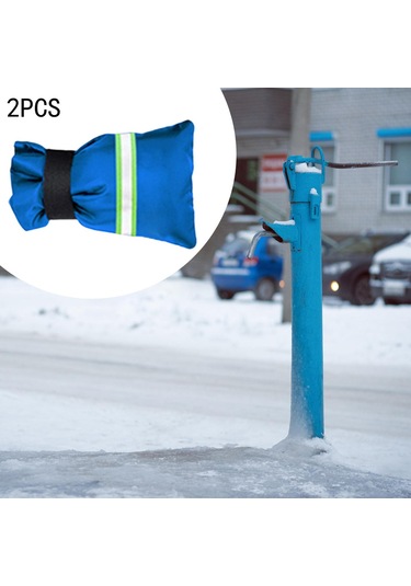 Suntek 2 Adet Dış Mekan Musluk Kapağı Çorapları Bahçe Kapakları Mavi