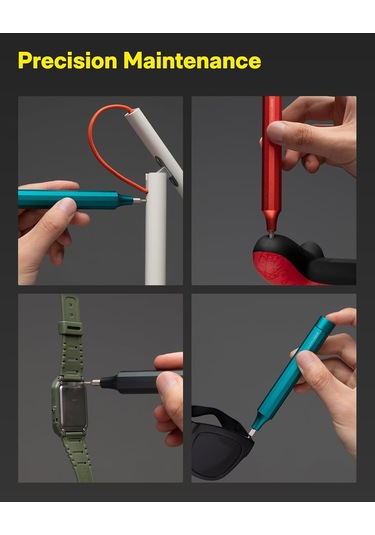 Hoto 24'ü 1 Arada Hassas Tornavida Gri Qwlsd004