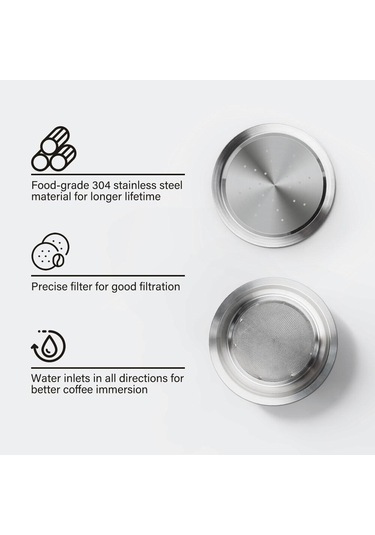 İ Cafilas Hlg04 Yeniden Kullanılabilir Kahve Kapsül Filtresi Doldurulabilir Krema Ma Lavazza Makinesi Kahve Makinesi Aks. 56600067