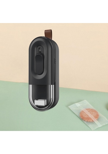 Homyl Vakum Torbası Kapama Makinesi Yeniden Kapatma Torbaları Siyah