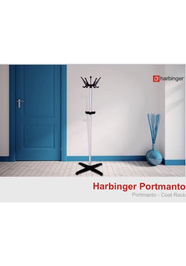 Buyukarısoy Devecioğlu Harbinger Portmanto Pratik Ayaklı Askılık Metal Gövde