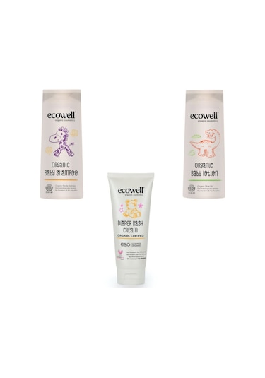 Ecowell Organik Bebek Bakım Seti