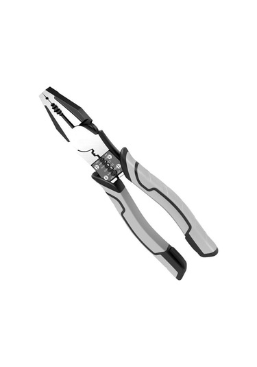 Aubyhe Endüstriyel Çelik Pense, Anti-kayma Kollü, Telli Kabloları Kesme-soğutma, Çok İşlevli Elektrikçi Aleti 9 İnç Gri