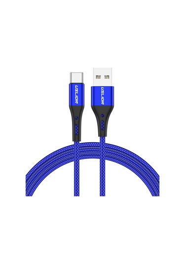 Uslıon 3a Usb C Hızlı Şarj Kablosu, Samsung Uyumlu S23/s22, Xiaomi Mi 12/9, Huawei İçin, 2m/3mmavi1.5m