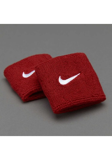 Nike Swoosh Wristbands Havlu El Bilekliği Kırmızı Renk Kırmızı