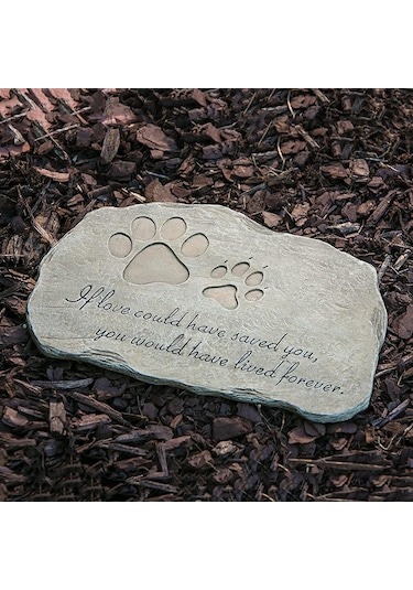 Dolıty Pet Anıt Taş Su Geçirmez Köpek Mezar Marker Arka