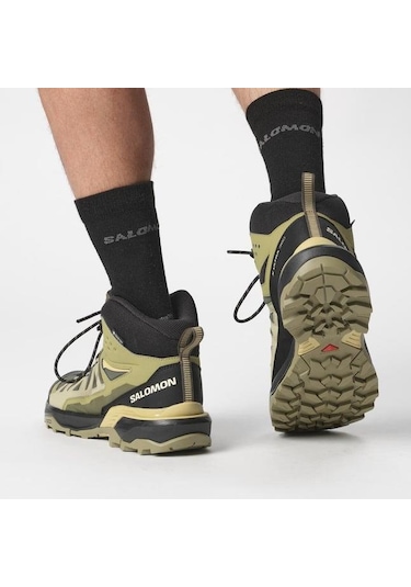 Salomon X Ultra 360 Mid Gtx Erkek Bot-28754-yeşil Yeşil