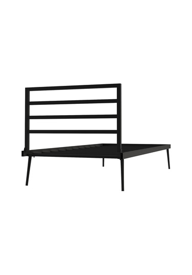 Nerisa Tek Kişilik Metal Karyola-siyah