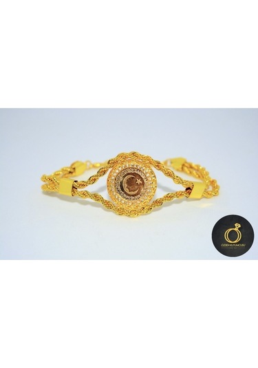Özden Kuyumcusu 22 Ayar 0.50 Gram Altınlı Bileklik Grbıl5