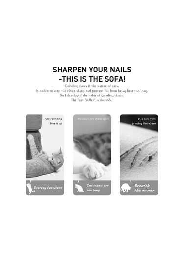 Shineyee Kedi Tırnak Taşlama Pedi - Doğal Pamuk İpi El Yapımı, Dayanıklı, Evde Kullanıma Uygun Gri