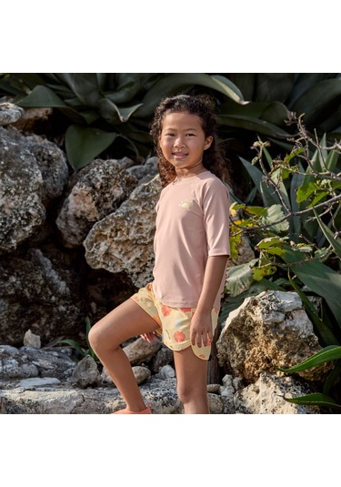 Lassig Flowers Uv Korumalı Mayo Şort Vanilla