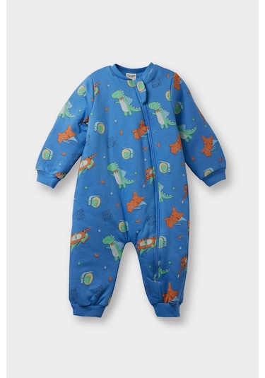 Defacto Erkek Bebek 1,6 Tog Elyaf Dinozor Baskılı Fermuarlı Uzun Kollu Penye Tulum F3527a525wnbe422 Mavi Defacto Erkek Bebek 1,6 Tog Elyaf Dinozor Baskılı Fermuarlı Uzun Kollu Penye Tulum F3527a525wnbe422 Mavi