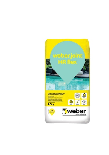 Weber Joint Hr Flex Beyaz 20 KG Havuz Derz  Dolgusu