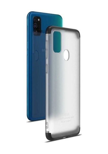 Samsung Uyumlu Galaxy M30s Kılıf Zore Nili Kapak Siyah
