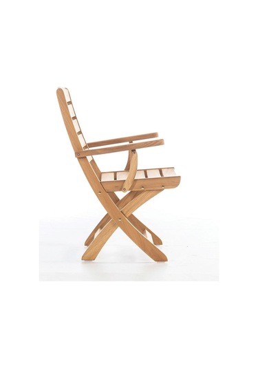 Rehome Mirage İroko Kollu Sandalye Kahverengi