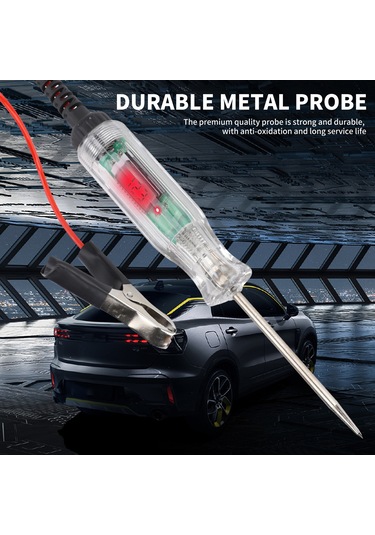 Samdoo Lcd Gösterge Işıklı 3-120v Otomotiv Devre Test Cihazı, Taşınabilir Elektrik Test Kalemi