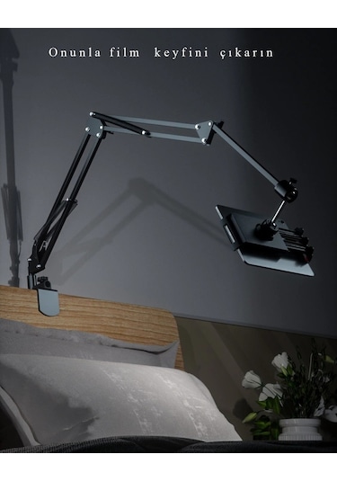 Dailytech 360 Derece Uzun Kol Tablet Telefon Tutucu Stand Stant