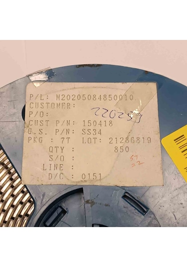 Ss34 3a 40v Do214ac Schoyky Diyot 30 Adet