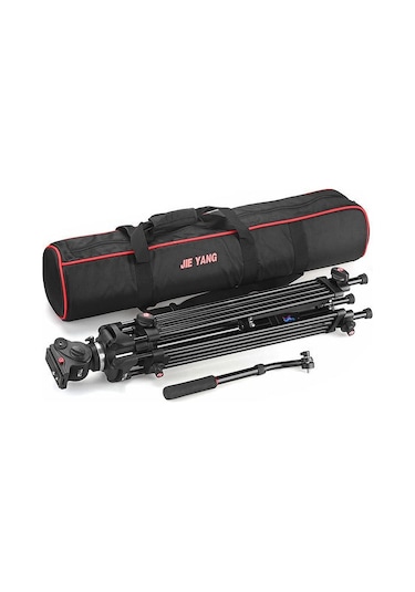 Jieyang Jy0508Ad Profesyonel Video Tripod