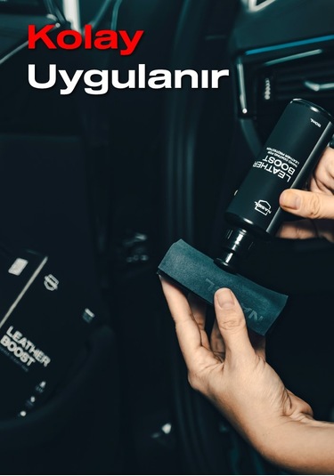 Nasiol Leatherboost Araç Ev Ofis Deri Yüzeyler için Nano Kaplama Deri Bakımı 1 Yıl Dayanım 150 ML
