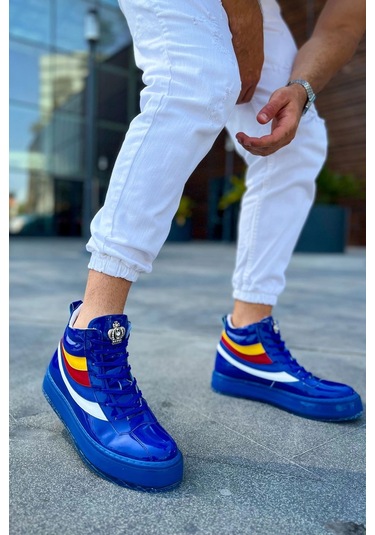 Ch973 Majesty Mt Erkek Bot Lacıvert Çok Renkli